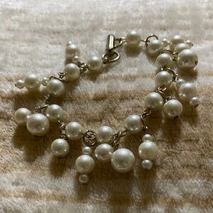 Very elegant sophisticated classy faux Pearl Bracelet